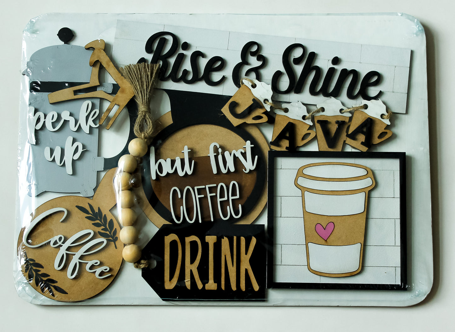 Coffee Tray Decor Set
