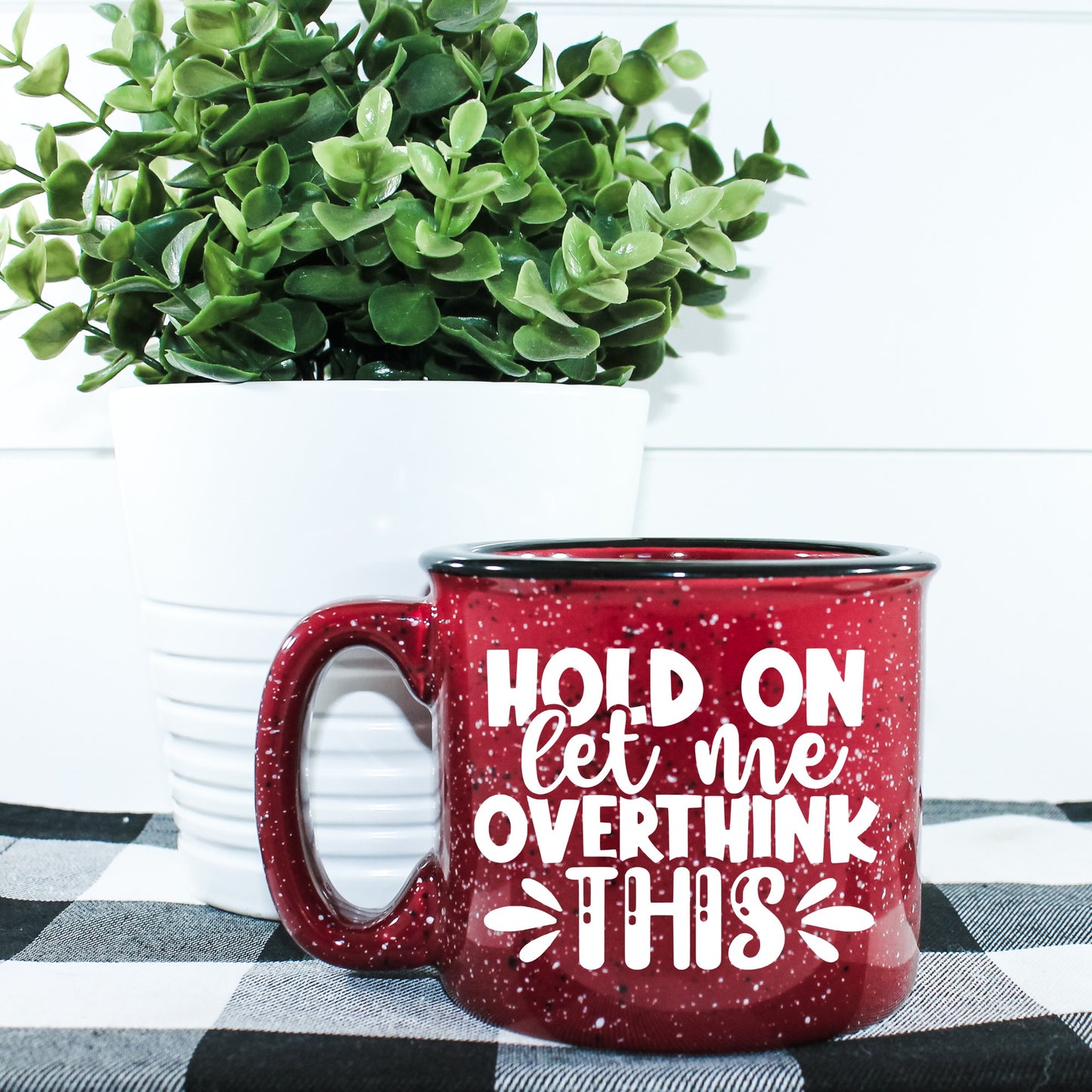 Hold On Let Me Overthink This Campfire Mug