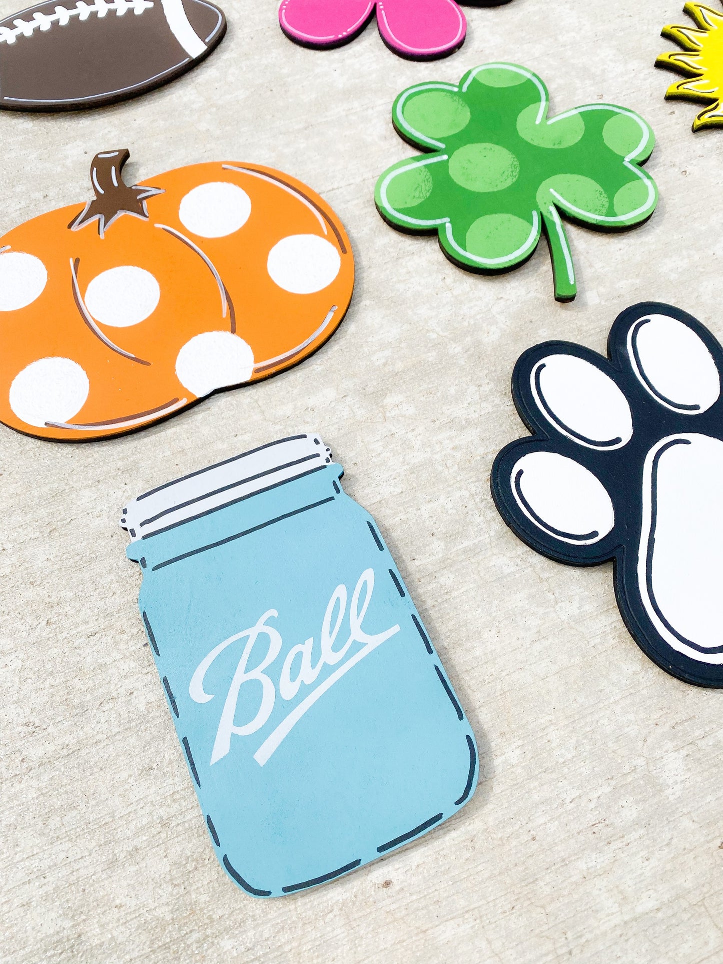 Interchangeable Home Wood Sign Pieces
