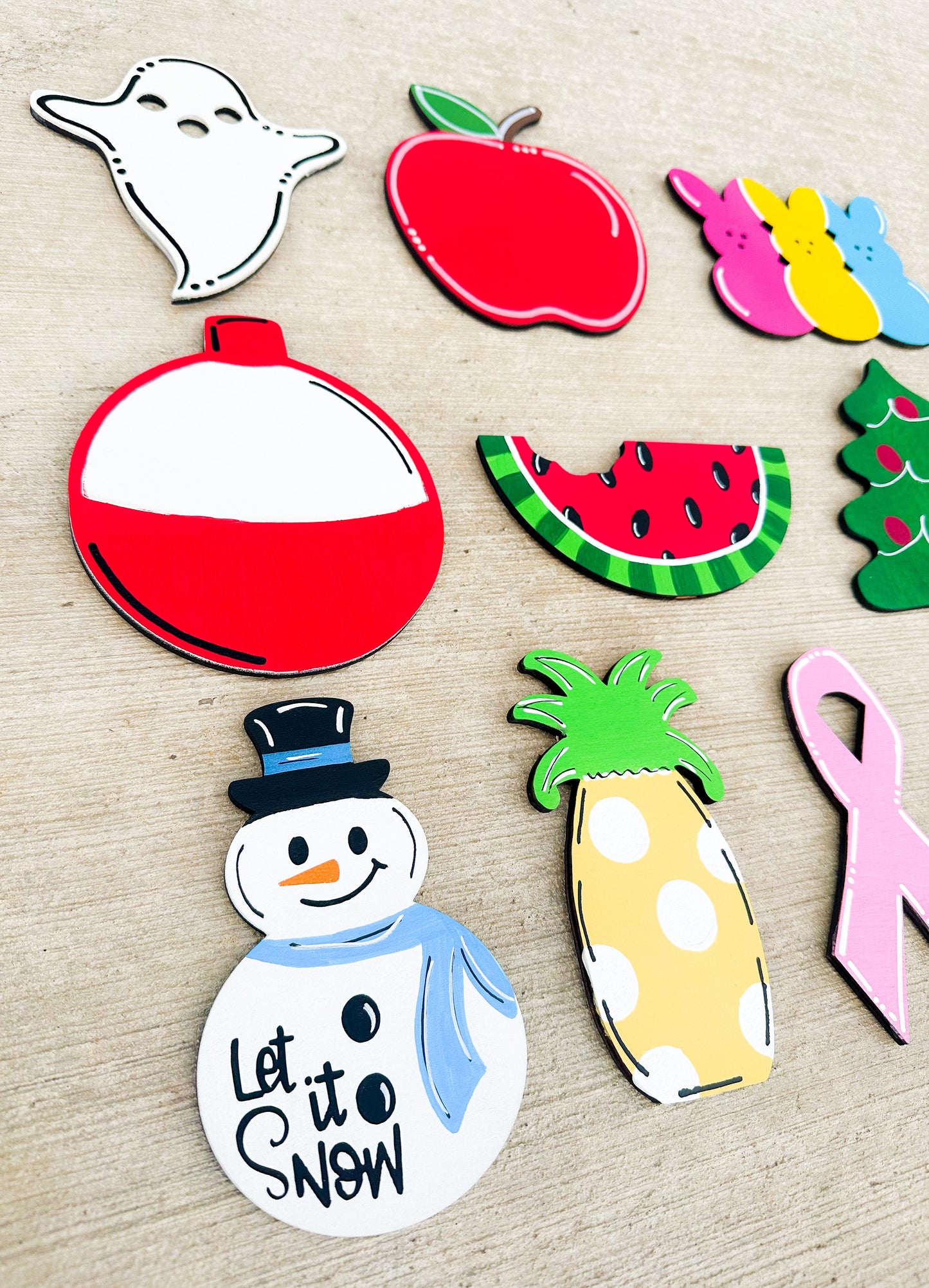 Interchangeable Home Wood Sign Pieces