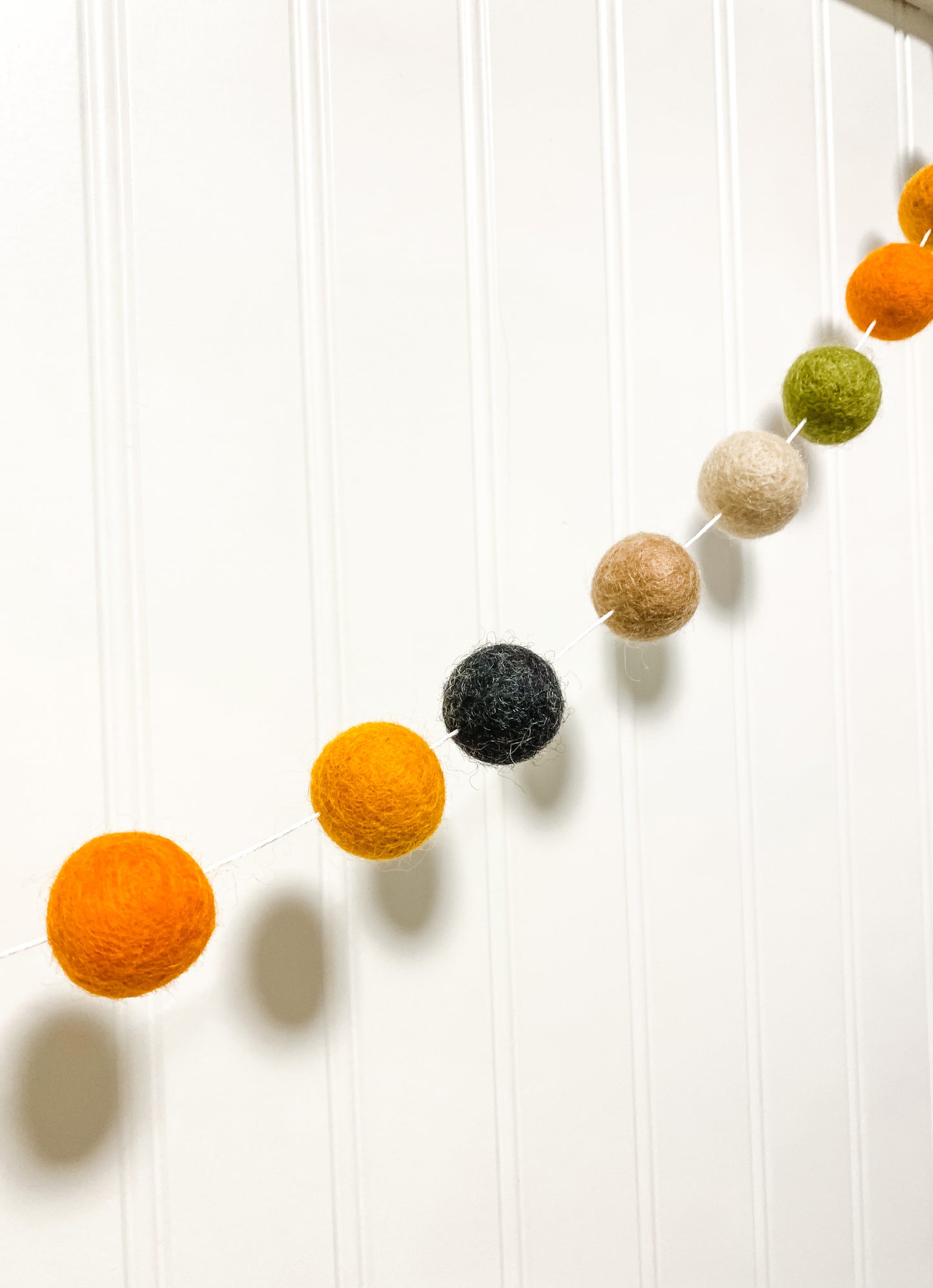 Scarecrow Felt Ball Garland