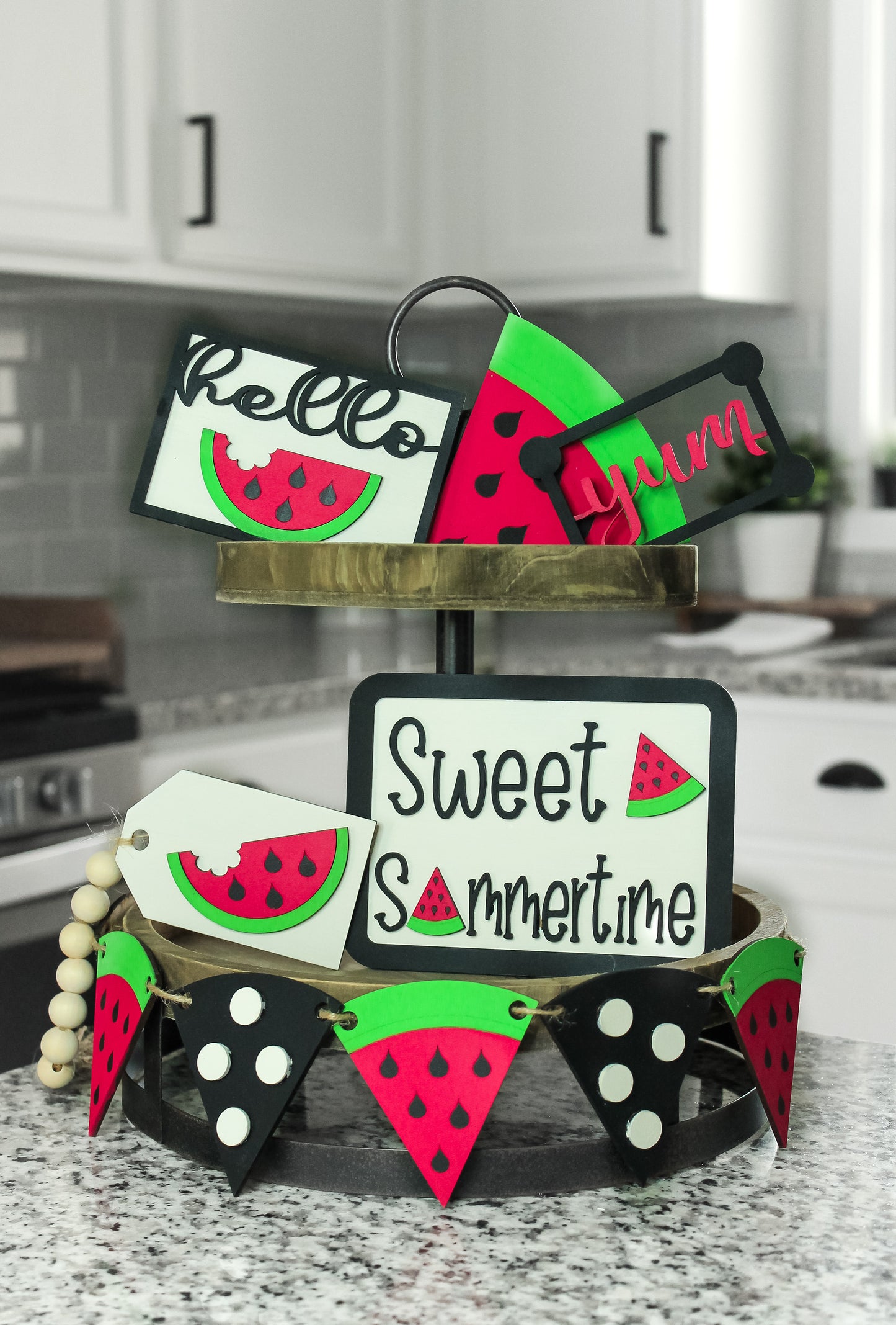 Watermelon Tray Decor Set