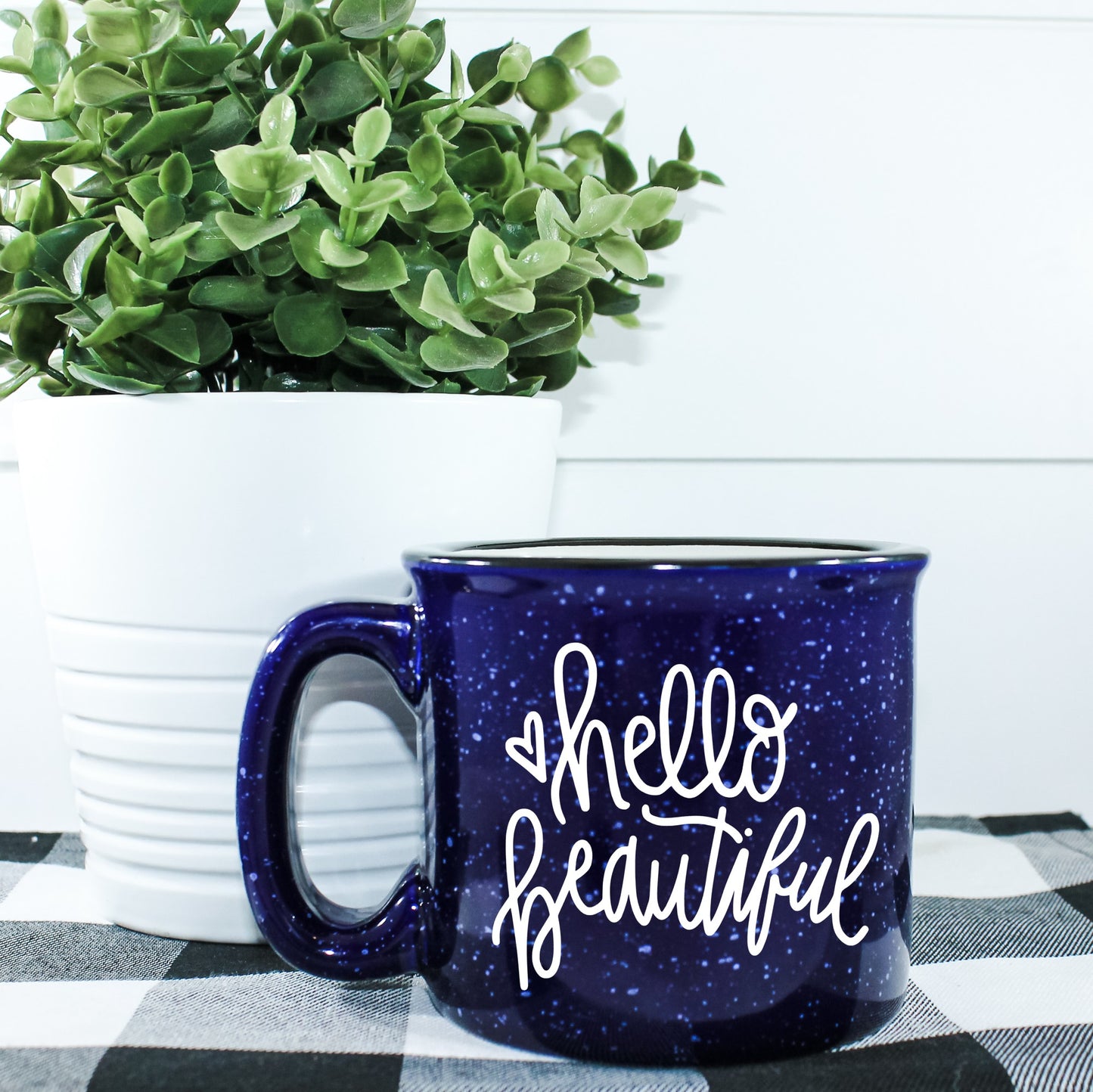 Hello Beautiful Campfire Mug