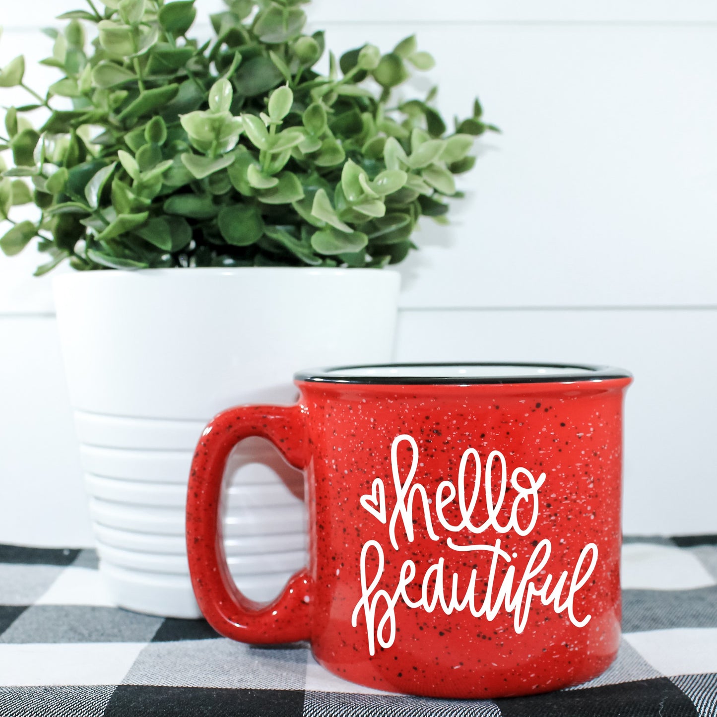 Hello Beautiful Campfire Mug