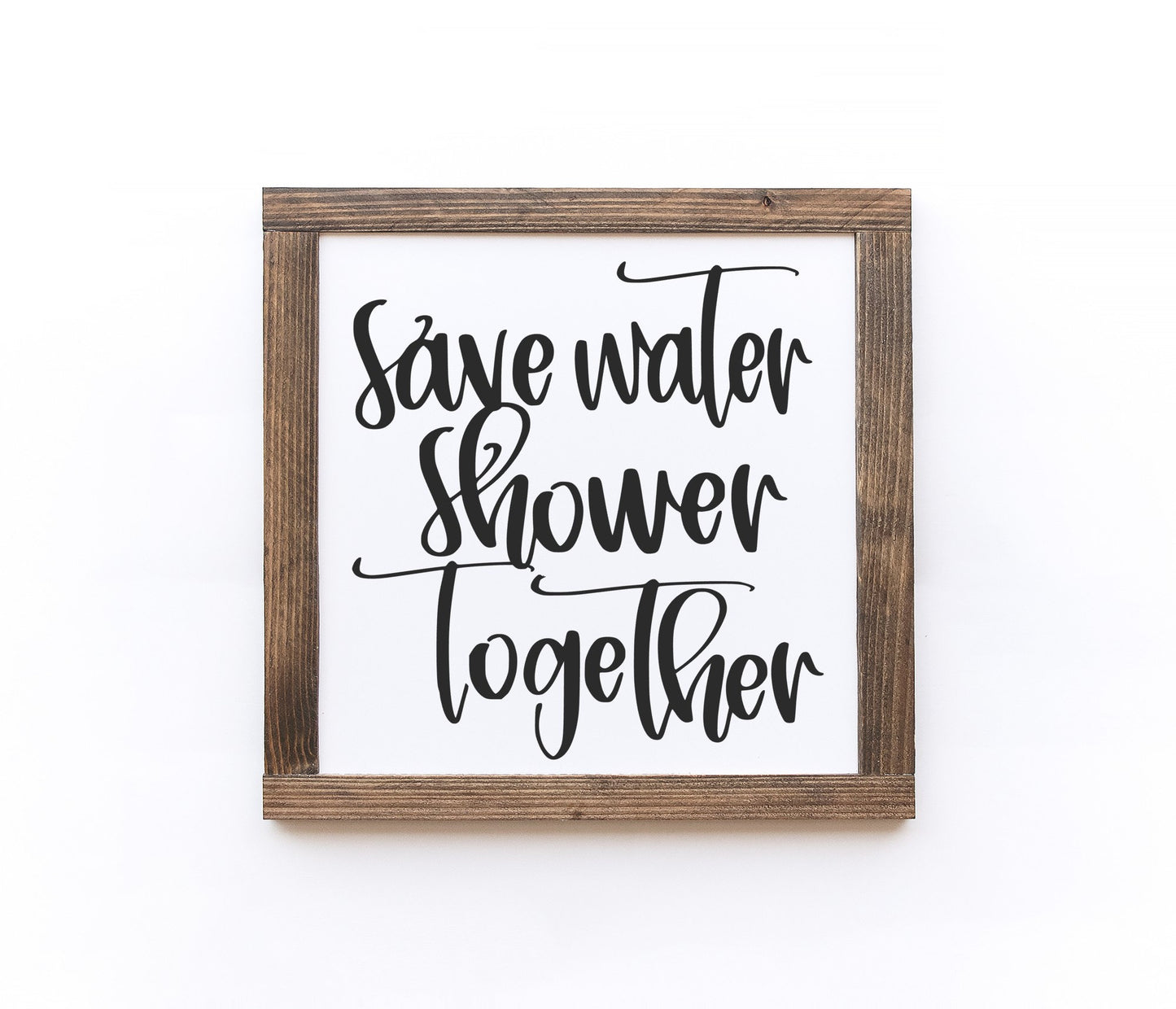 Bathroom Wood Signs