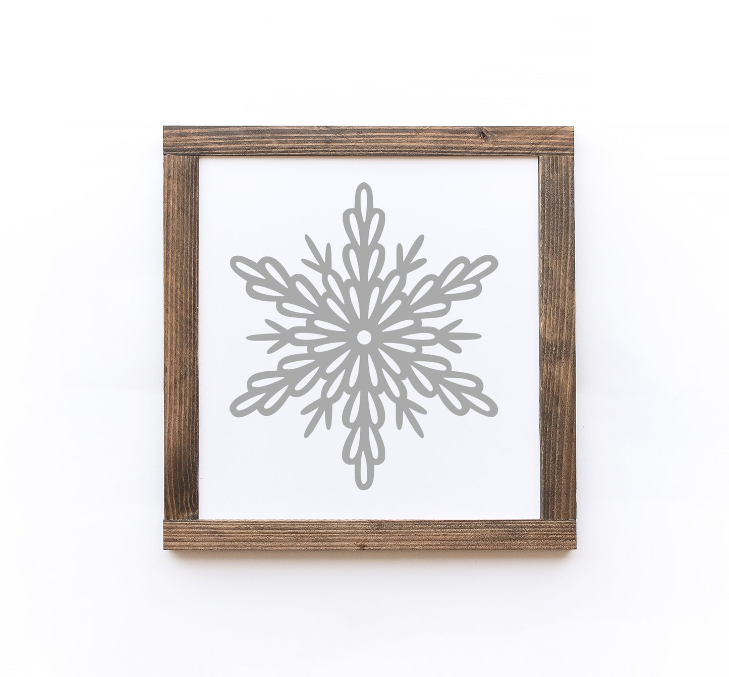 Snowflake Wooden Sign