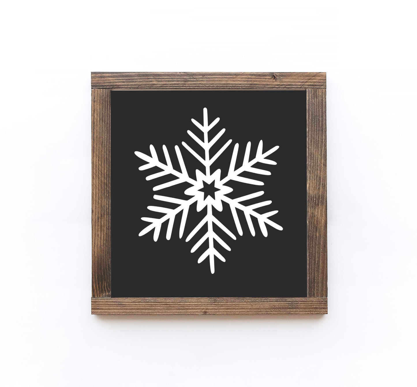 Snowflake Wooden Sign