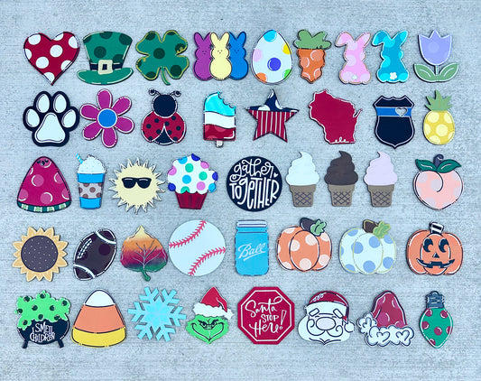 Interchangeable Home Wood Sign Pieces