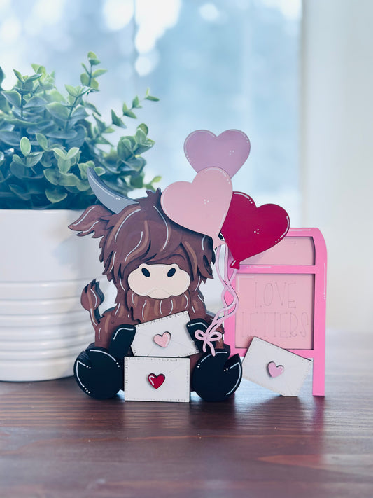Valentine Highland Cow