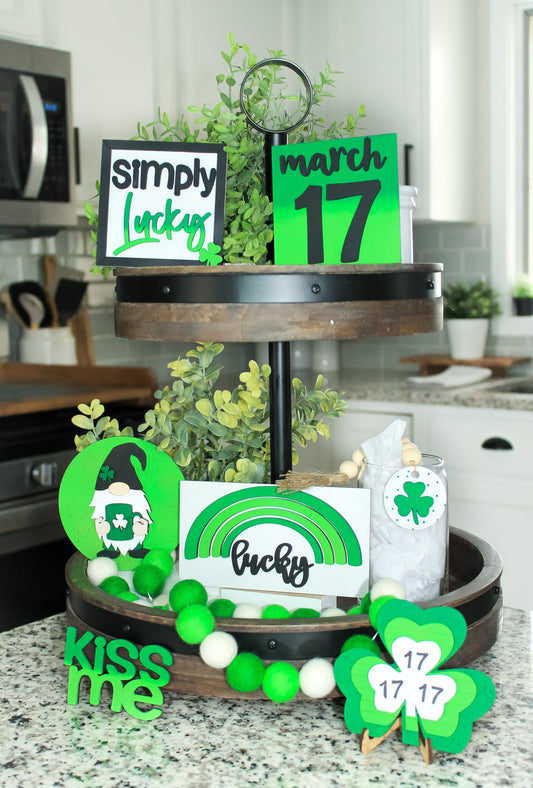 Lucky Tray Decor Set