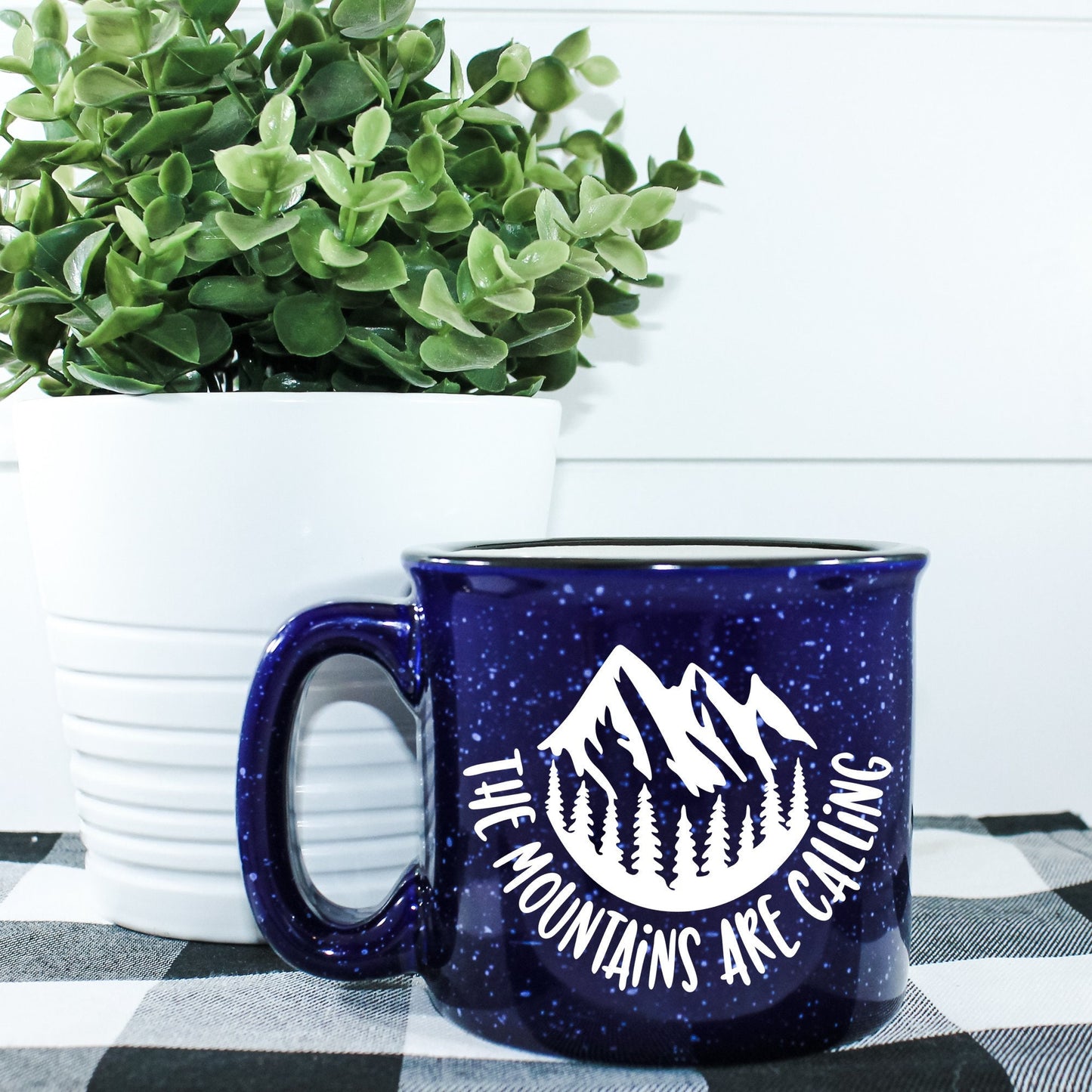 The Mountains Are Calling And I Must Go Campfire Mug