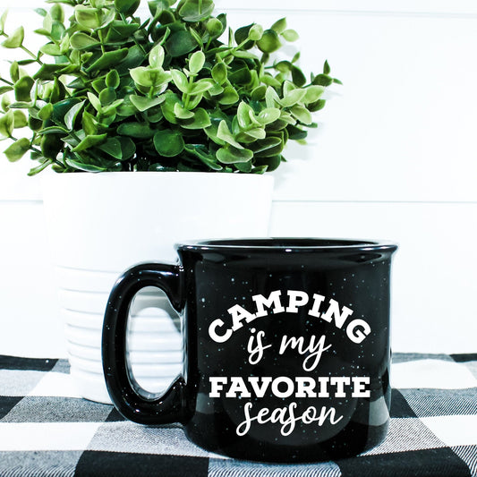 Camping Is My Favorite Season Campfire Mug