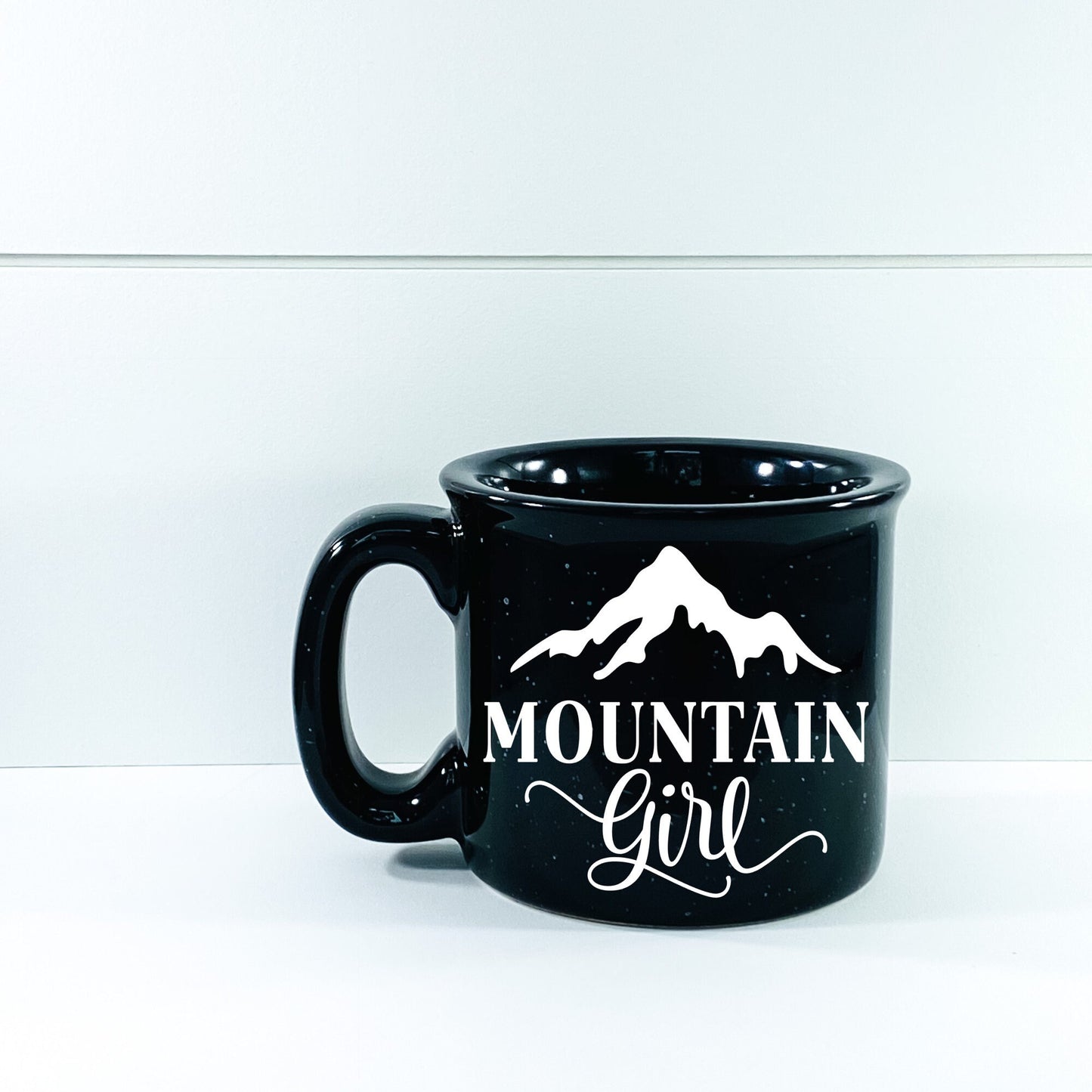 Mountain Girl Campfire Mug
