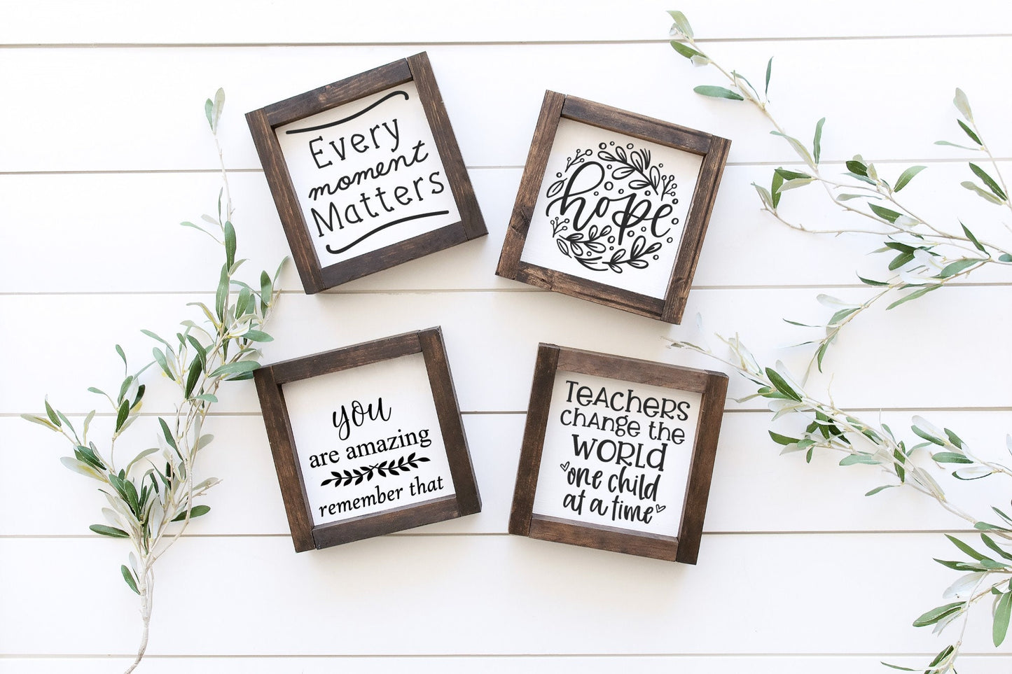 Motivational Wood Signs