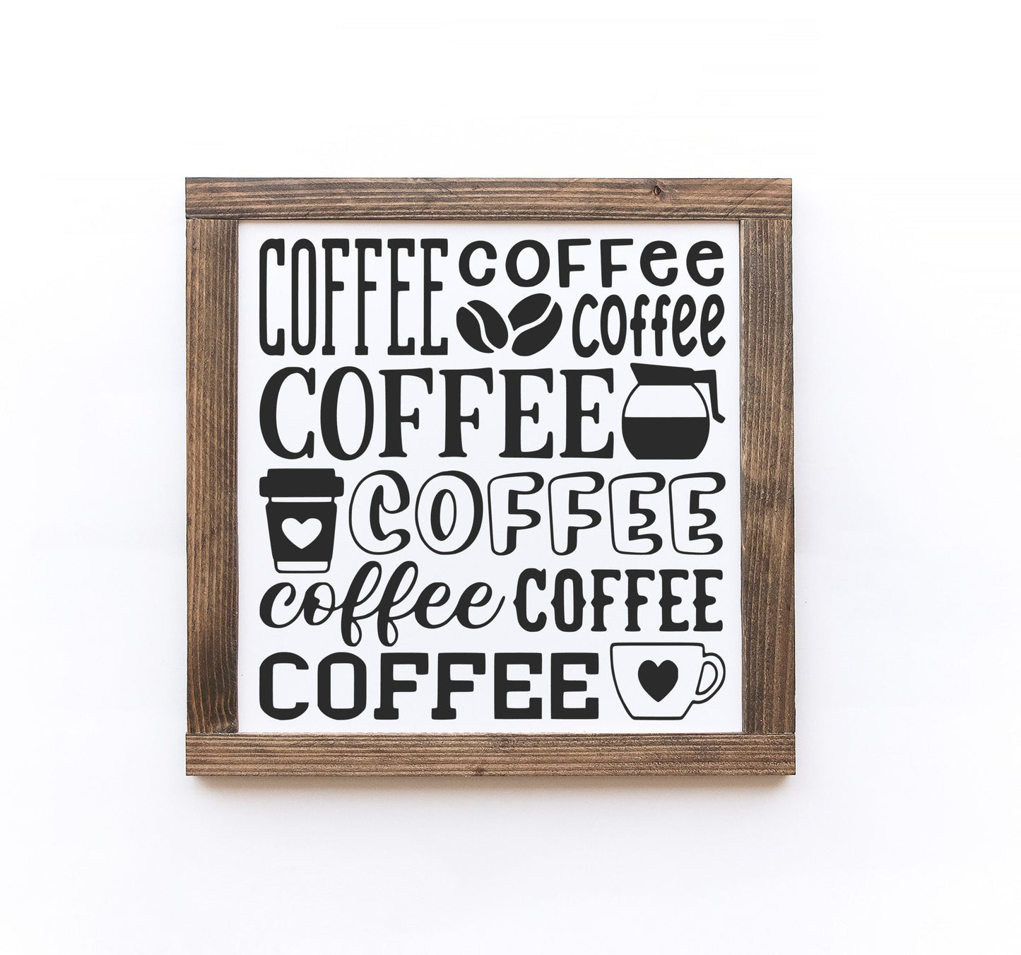 Coffee Wood Signs