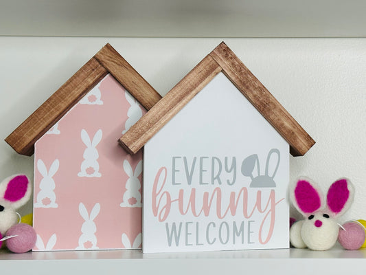 Every Bunny Welcome and Bunny Butt Mini Houses