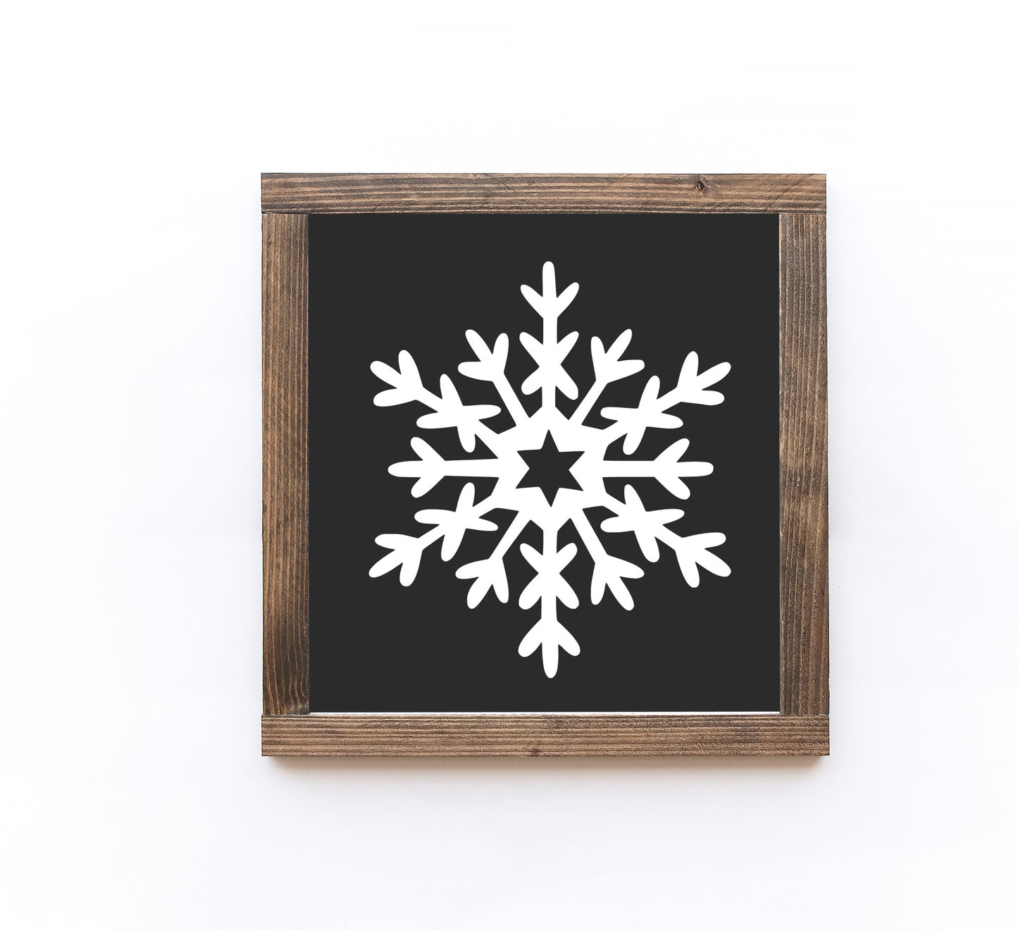 Snowflake Wooden Sign